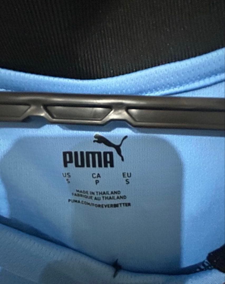 川崎フロンターレ PUMA シャツ 水色 Sサイズ