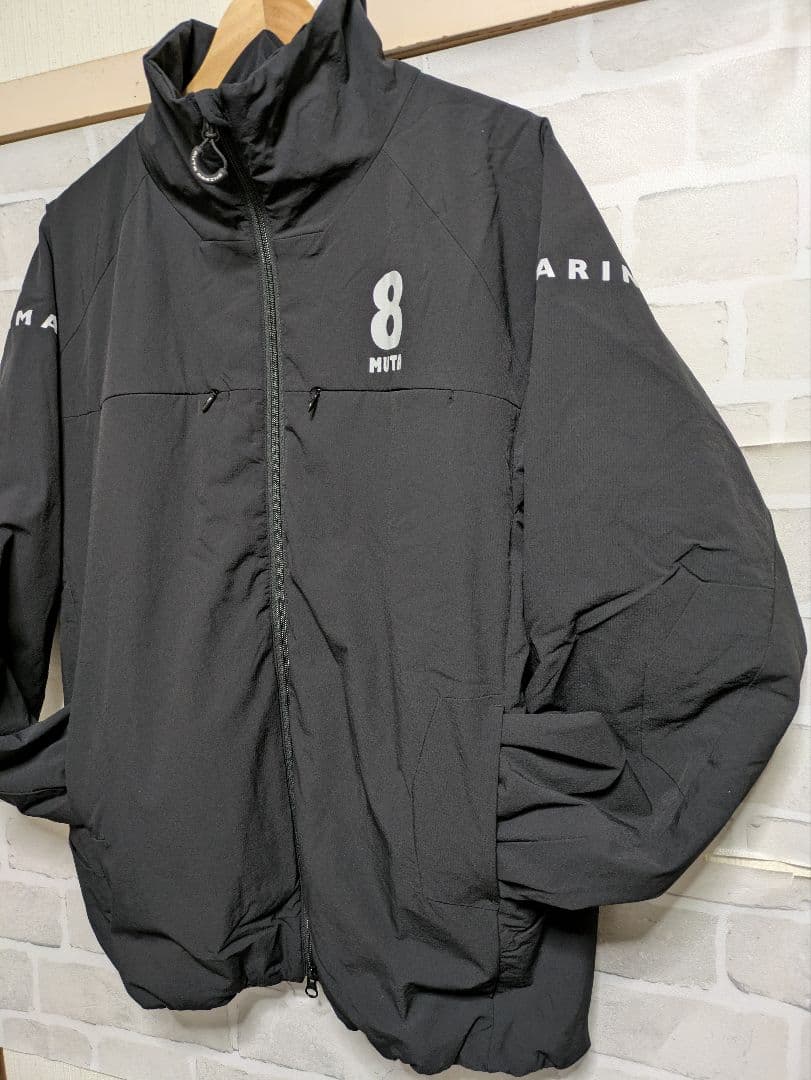 MUTA MARINE ブラックジャケット　中綿入り　サイズ7(LL)