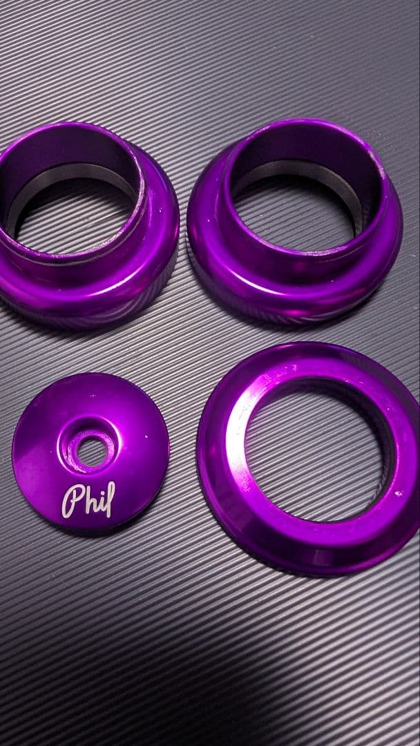 PHILWOOD 1-1/8 headset (purple) ブルーラグ