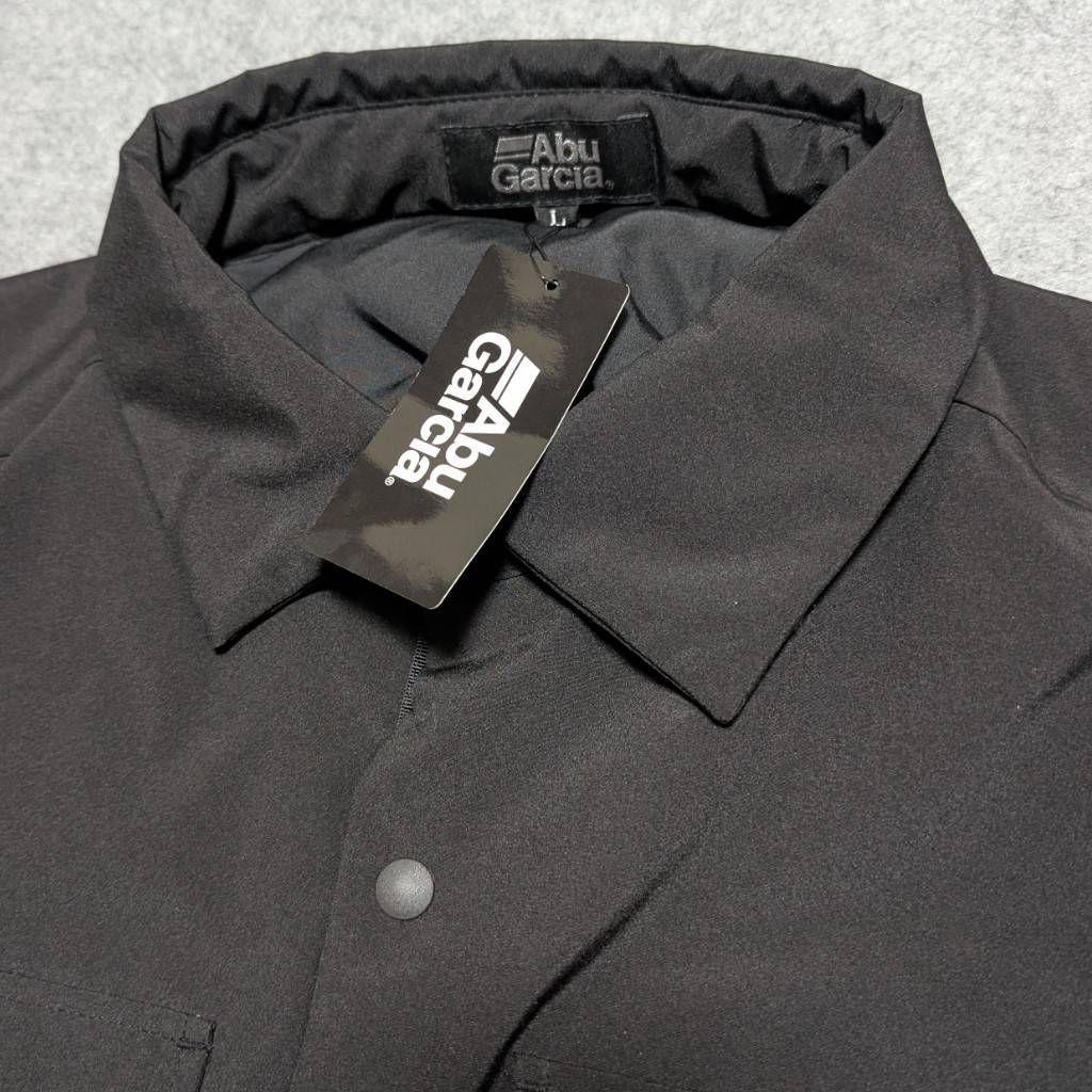 【新品】AbuGarcia アブガルシア パッドシャツ アウター 黒 釣り L