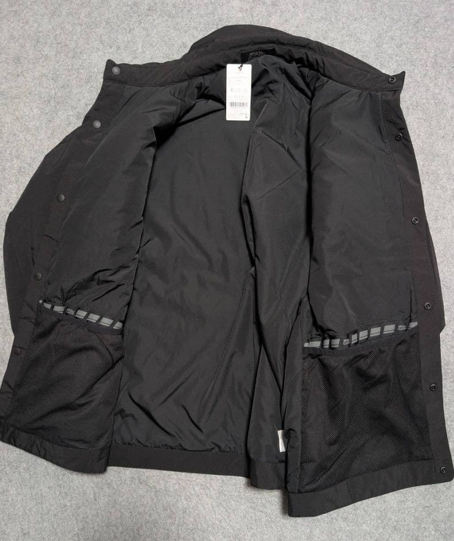 【新品】AbuGarcia アブガルシア パッドシャツ アウター 黒 釣り L