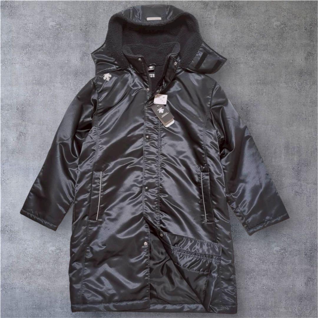 【新品】DESCENTE デサント フード ボア ベンチコート 【L】撥水 防水