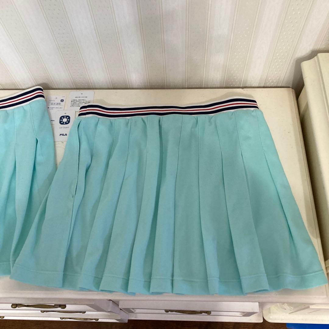 FILA 水色 プリーツスカート　SとMサイズ