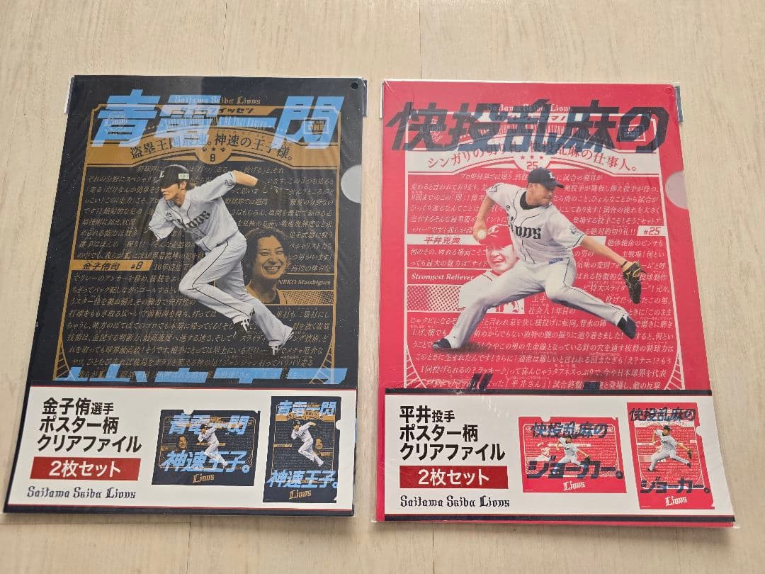 埼玉西武ライオンズ　クリアファイル20点