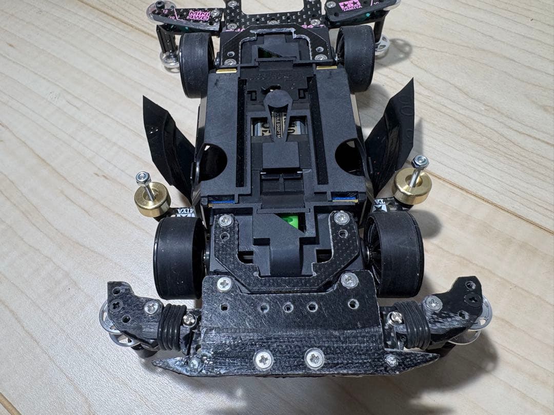 msフレキ マンタレイ　ミニ四駆　完成品　ピボスラ　慣らしモーター　タミヤ　MS