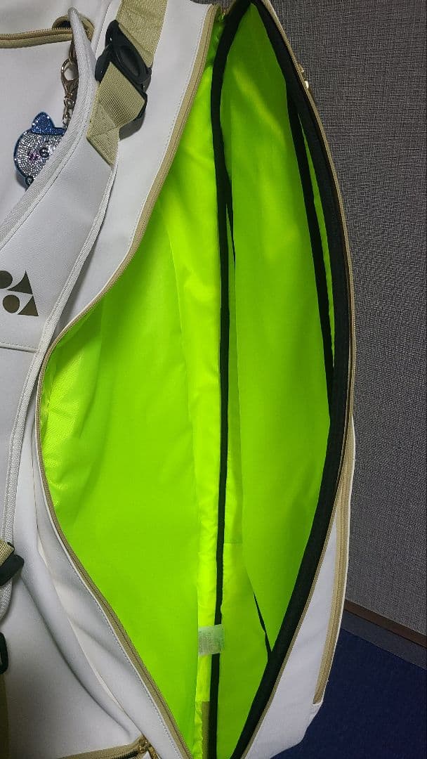 白×金 ラケットバッグ9