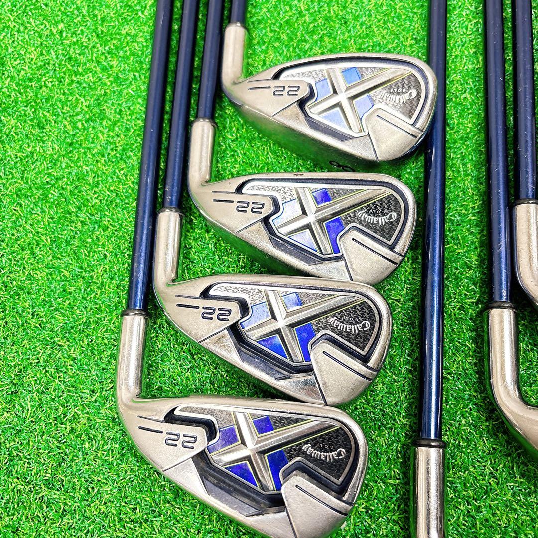 キャロウェイCallaway X22アイアンセット(5〜SW)8本セット R