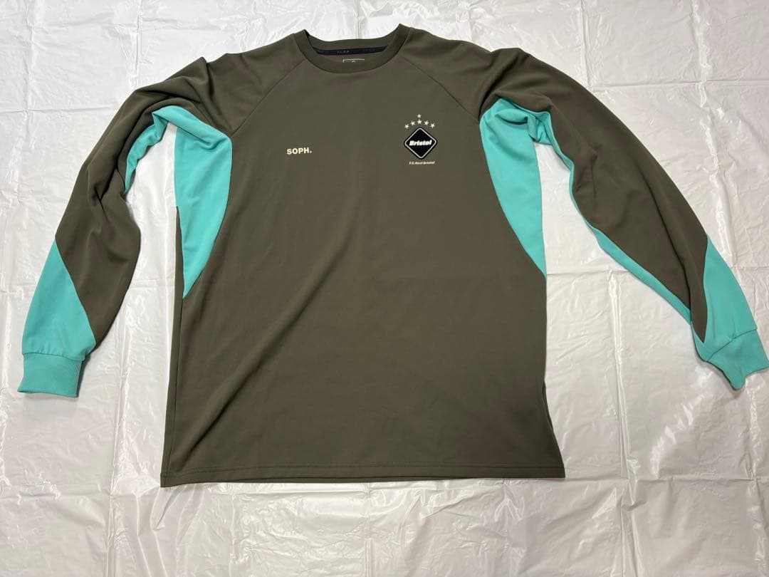 Bristol F.C.サッカーシャツ カーキターコイズ　　セットアップ