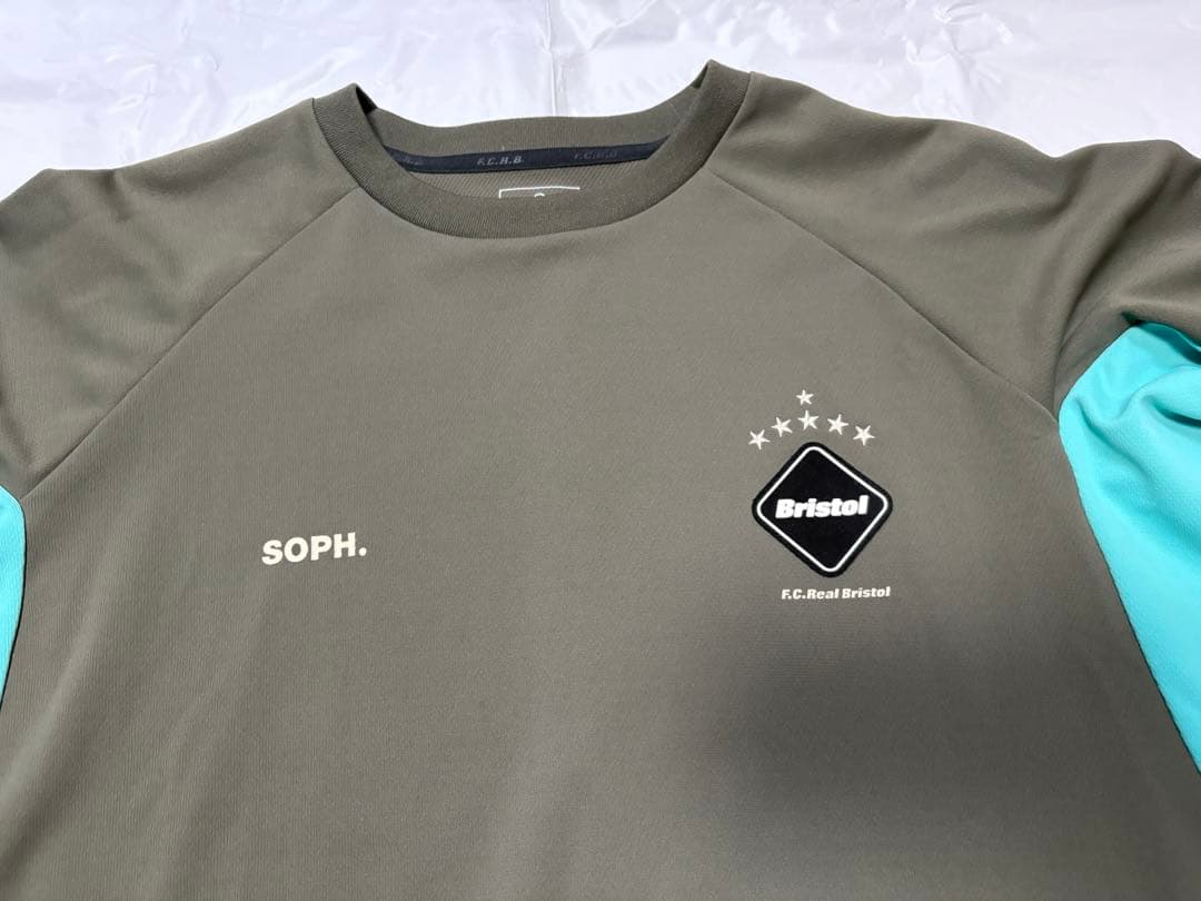 Bristol F.C.サッカーシャツ カーキターコイズ　　セットアップ