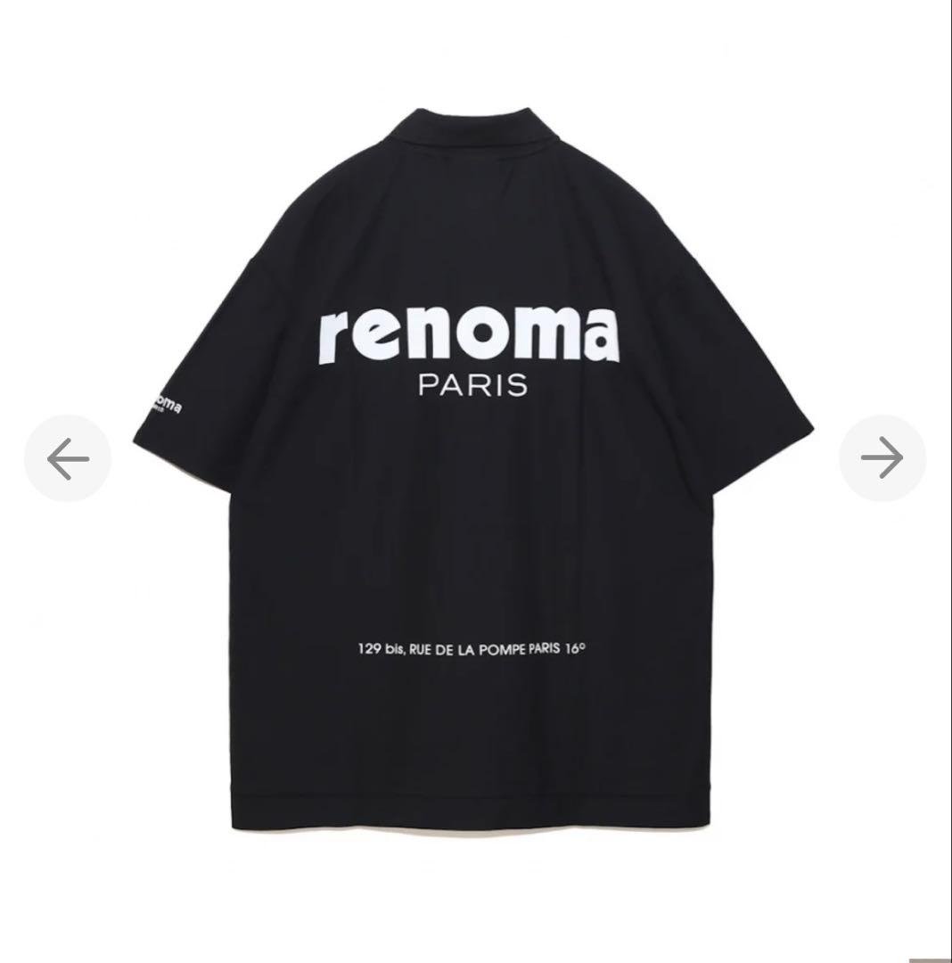 renoma レノマ BACK LOGO POLO ポロシャツ