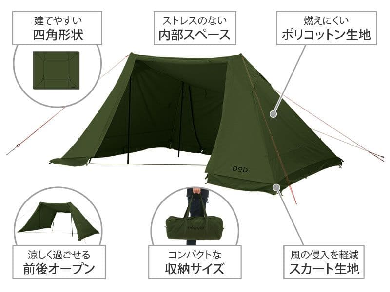 しもさん専用！DoDソロソウルウォウウォウ（訳あり）＆ワラビーテント