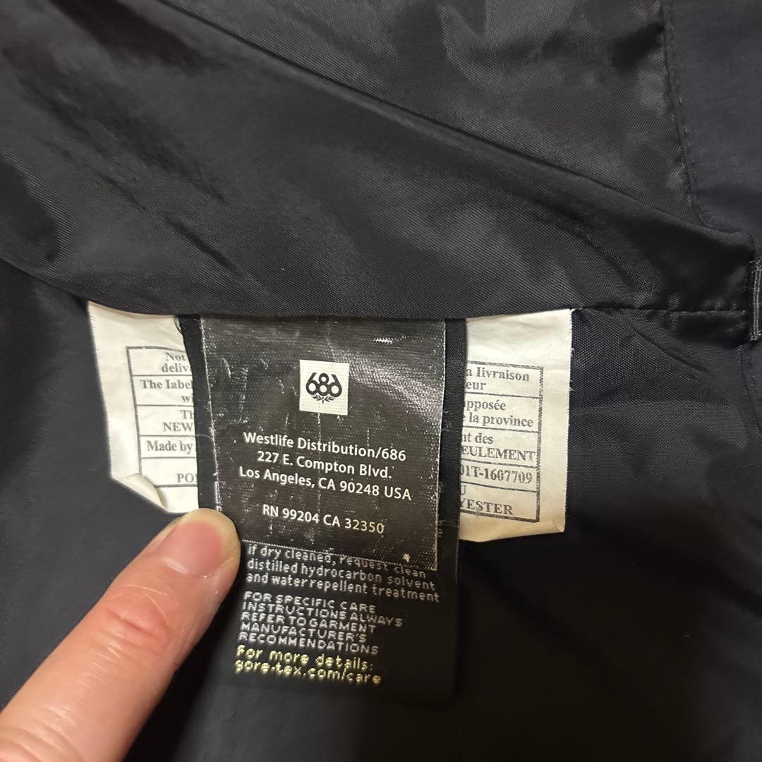 686 シックスエイトシックス GORE-TEX スノーボードジャケット　M