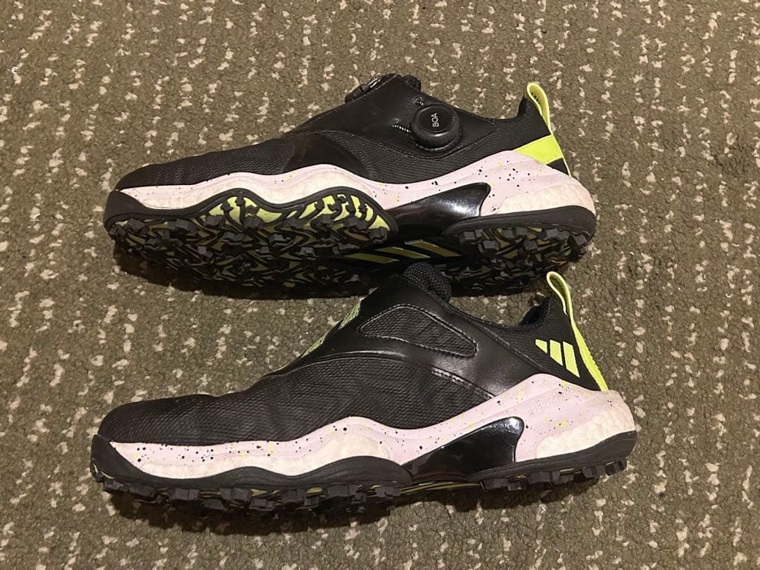 adidasコード カオス25 ボア ブラック・グリーン 27.5cm
