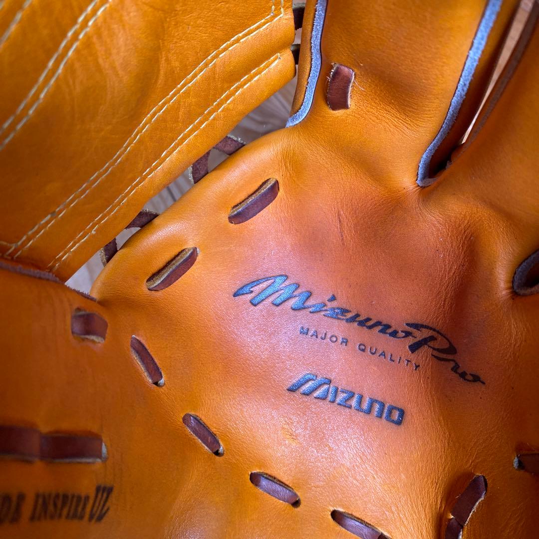 【美品】右投用 ミズノプロ グローブ 内野手用 旧ミズノマーク