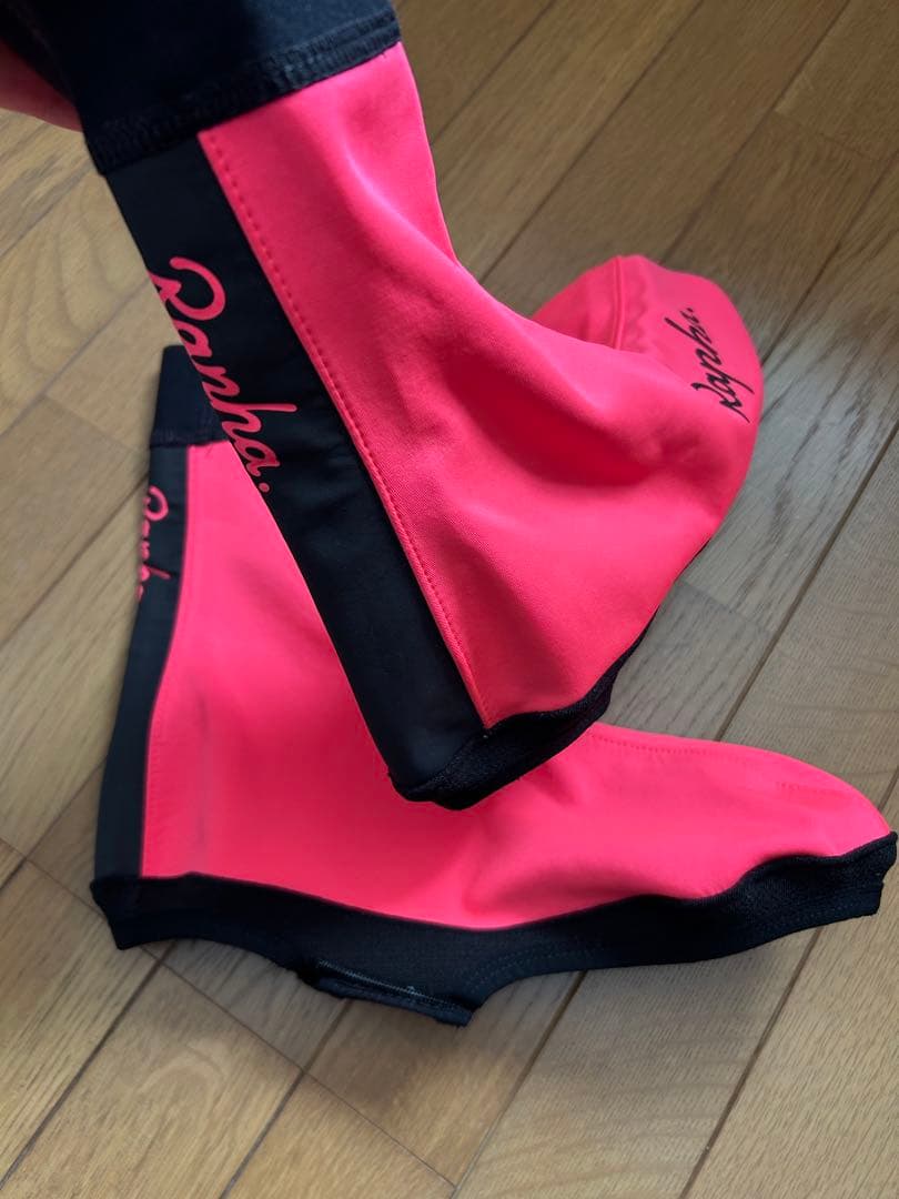 Rapha シューズカバー ピンク M 未使用、自宅保管