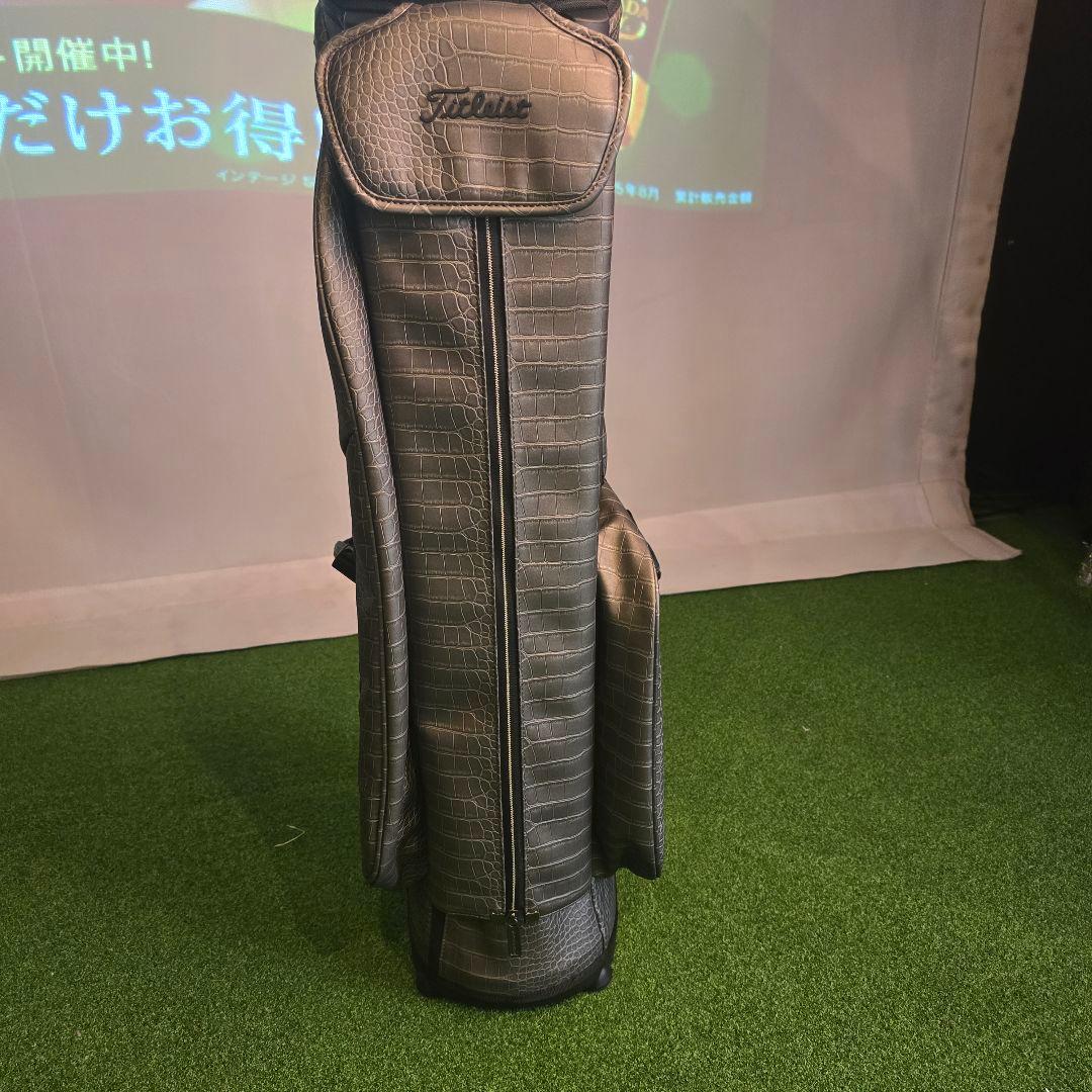 Titleist メルセデス・ベンツ キャディバッグ グレー 型押し