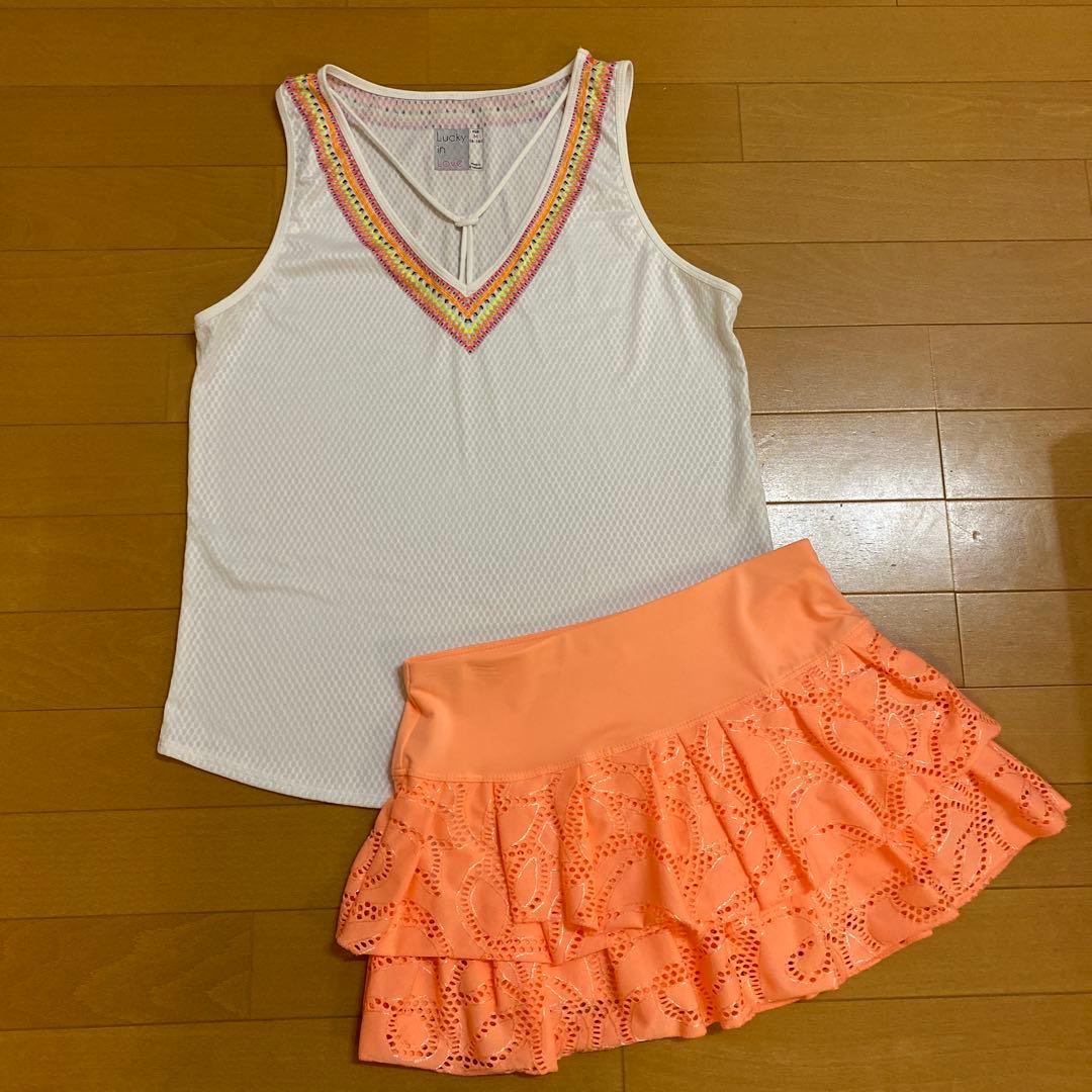 ☆ラッキーインラブ☆テニストップス&スコート☆えりりんです！