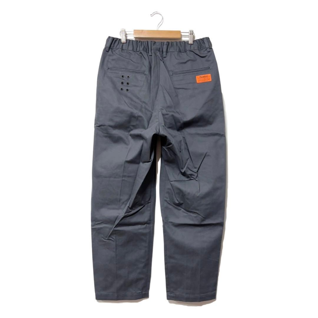 新品 ラッセルノ ゴルフ ワイド シルエット パンツ C.グレー M/L