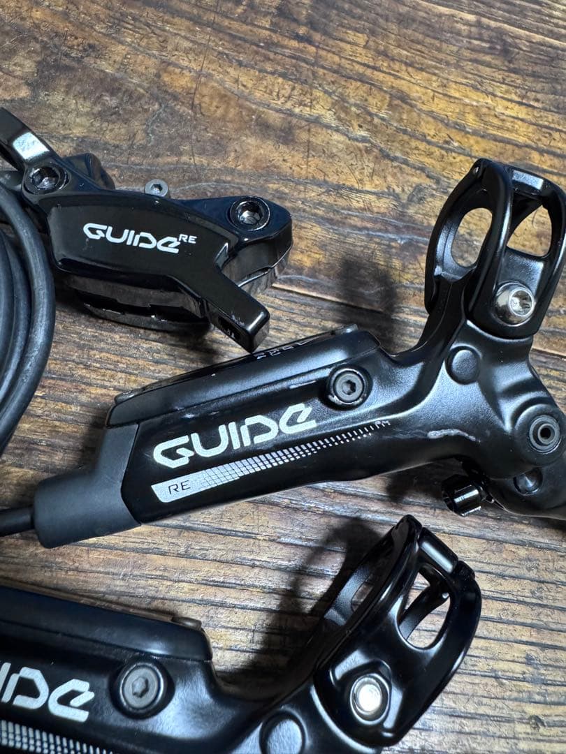 SRAM GUIDE RE 4ポット　油圧ディスクブレーキ　前後セット　MTB用