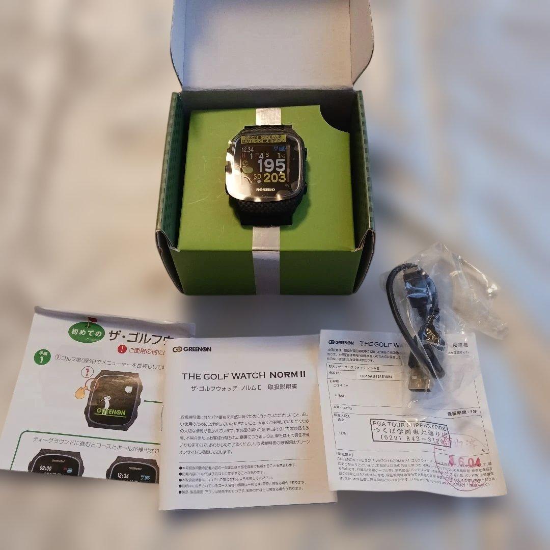 THE GOLF WATCH NORM II ブラック