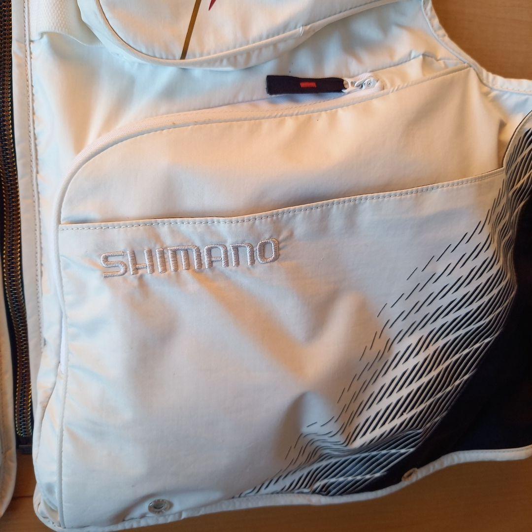 鮎ベスト／SHIMANO 2WAYショートベスト VE-022T（2XL）