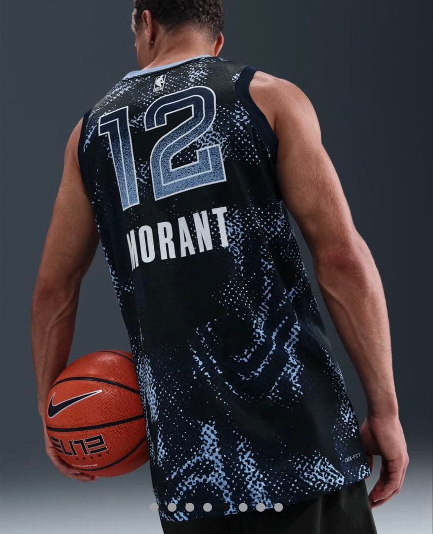 ジャ モラント メンフィス グリズリーズ　ナイキ　NIKE NBA ユニフォーム