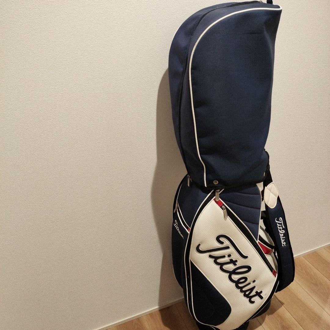 最終値下げ！　Titleist キャディバッグ ネイビー/ホワイト