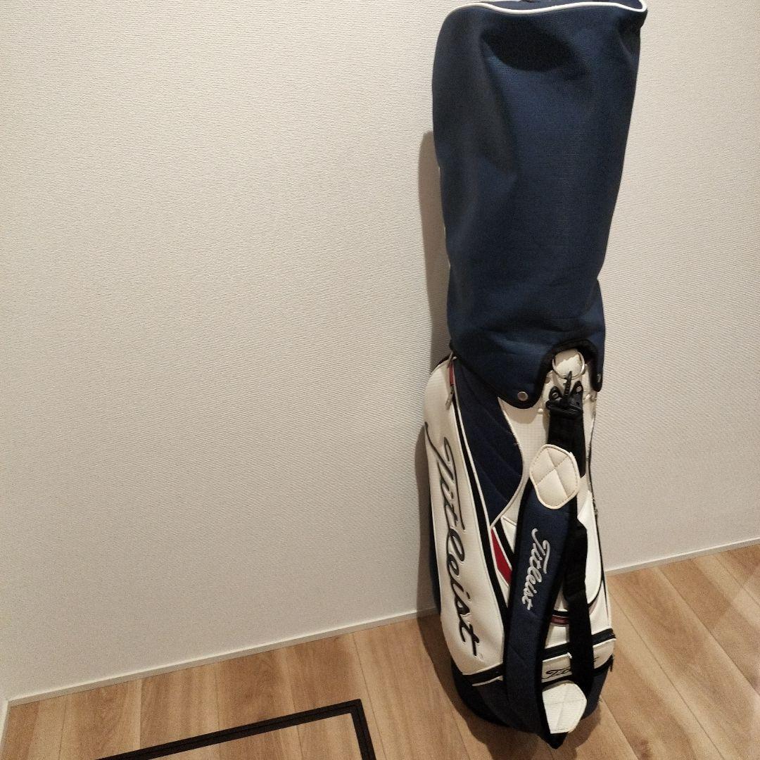 最終値下げ！　Titleist キャディバッグ ネイビー/ホワイト