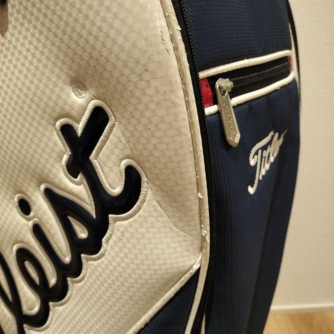 最終値下げ！　Titleist キャディバッグ ネイビー/ホワイト