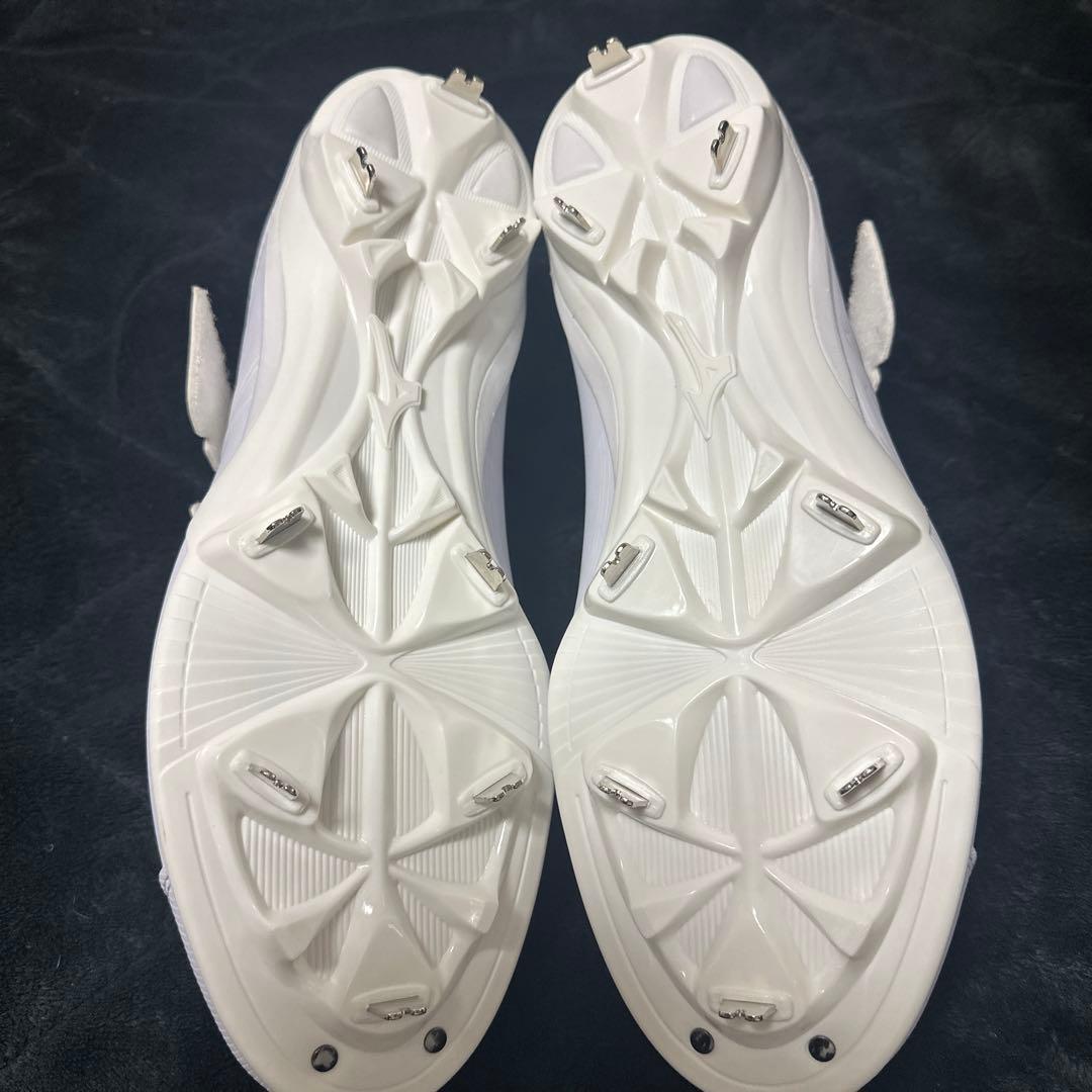 Mizuno ライトレボバディー2 野球用スパイク ホワイト ベルクロ