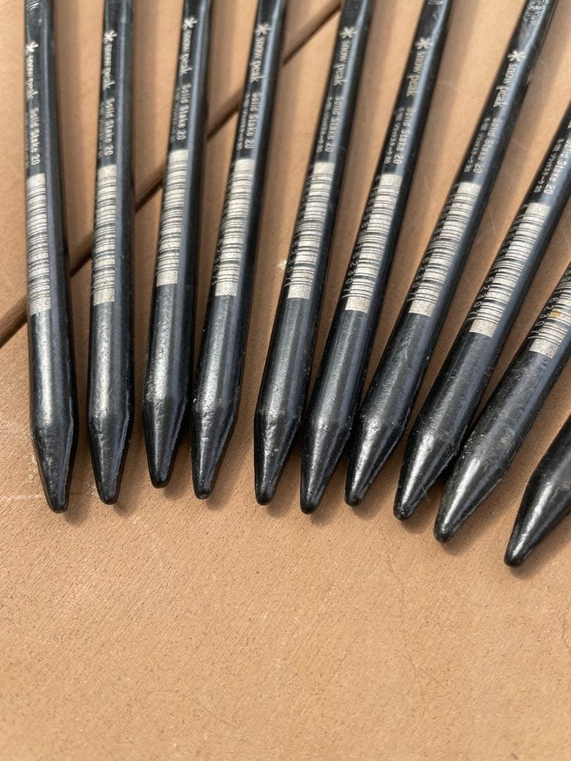 スノーピーク ソリッドステーク　新品未使用品　村の鍛冶屋エリッゼ中古のセット