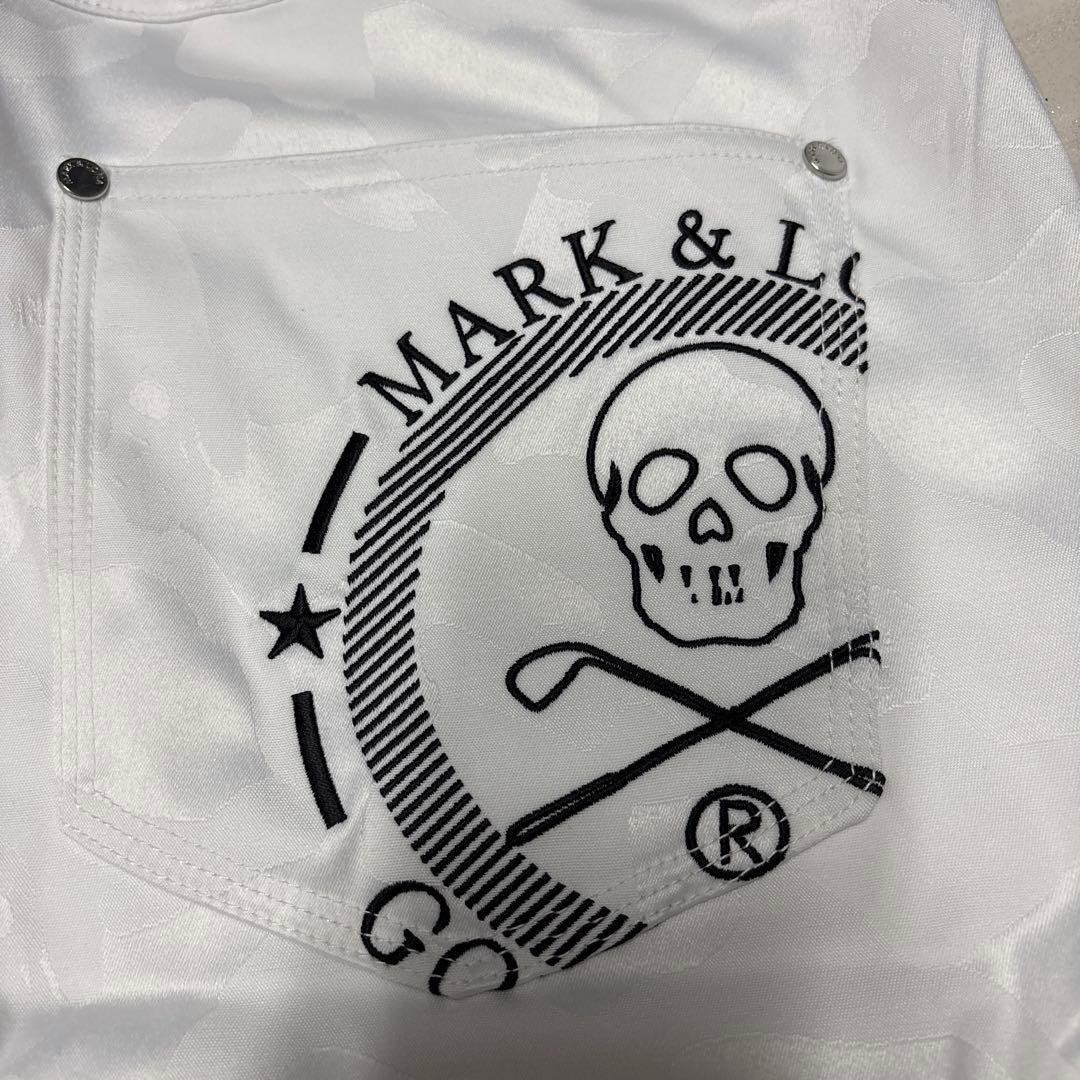 新品⭐︎MARK & LONA ホワイトカモフラゴルフハーフパンツ