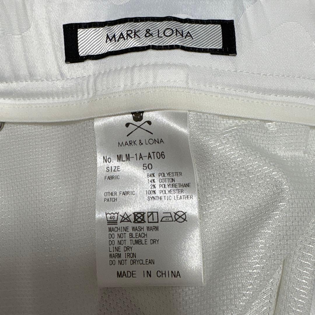 新品⭐︎MARK & LONA ホワイトカモフラゴルフハーフパンツ