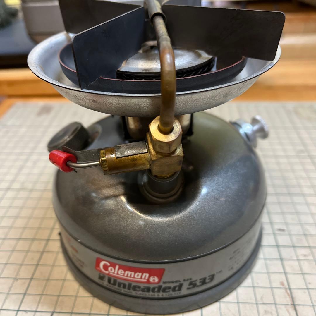 Coleman 533 無鉛ガソリンストーブ 燃焼確認済