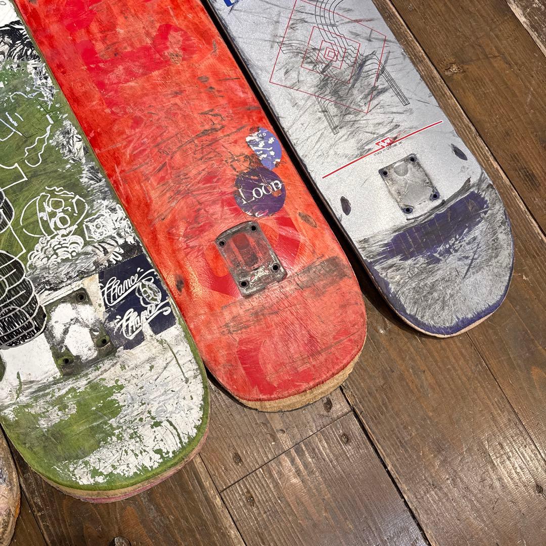 スケボー　廃デッキ　5枚セット　DIY 8.25インチ
