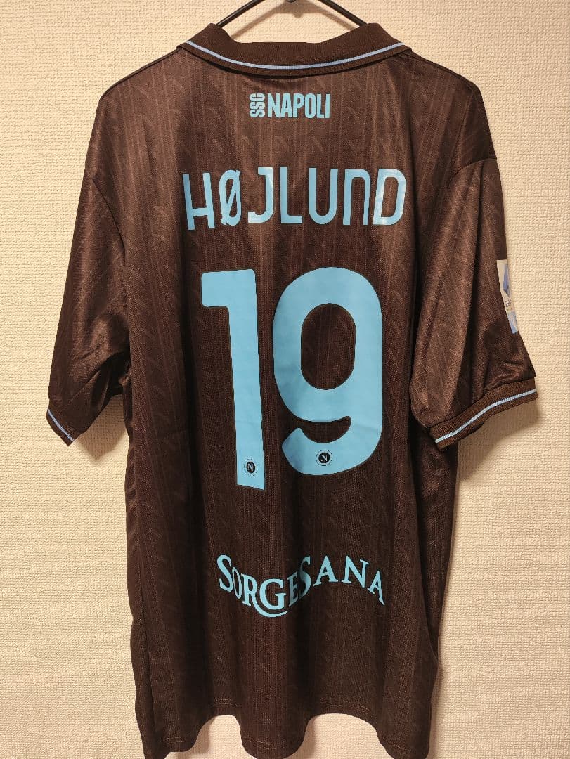 ナポリ 3rd 25-26 HØJLUND 19番