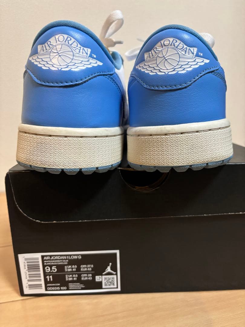 Air Jordan 1 Low G 青白 ゴルフ UNC
