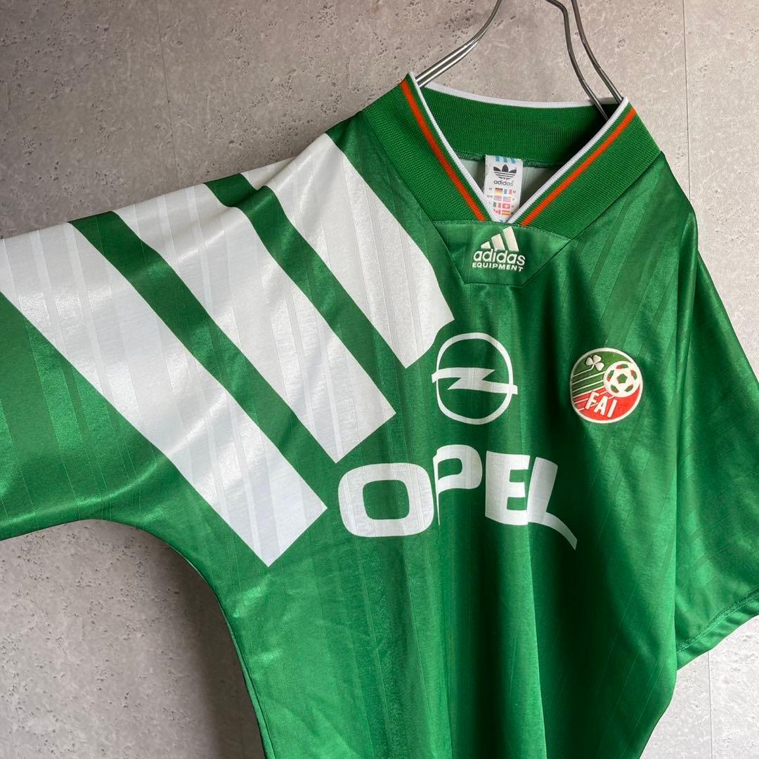90s adidas アイルランド代表 ユニフォーム サッカーシャツ 国内正規品