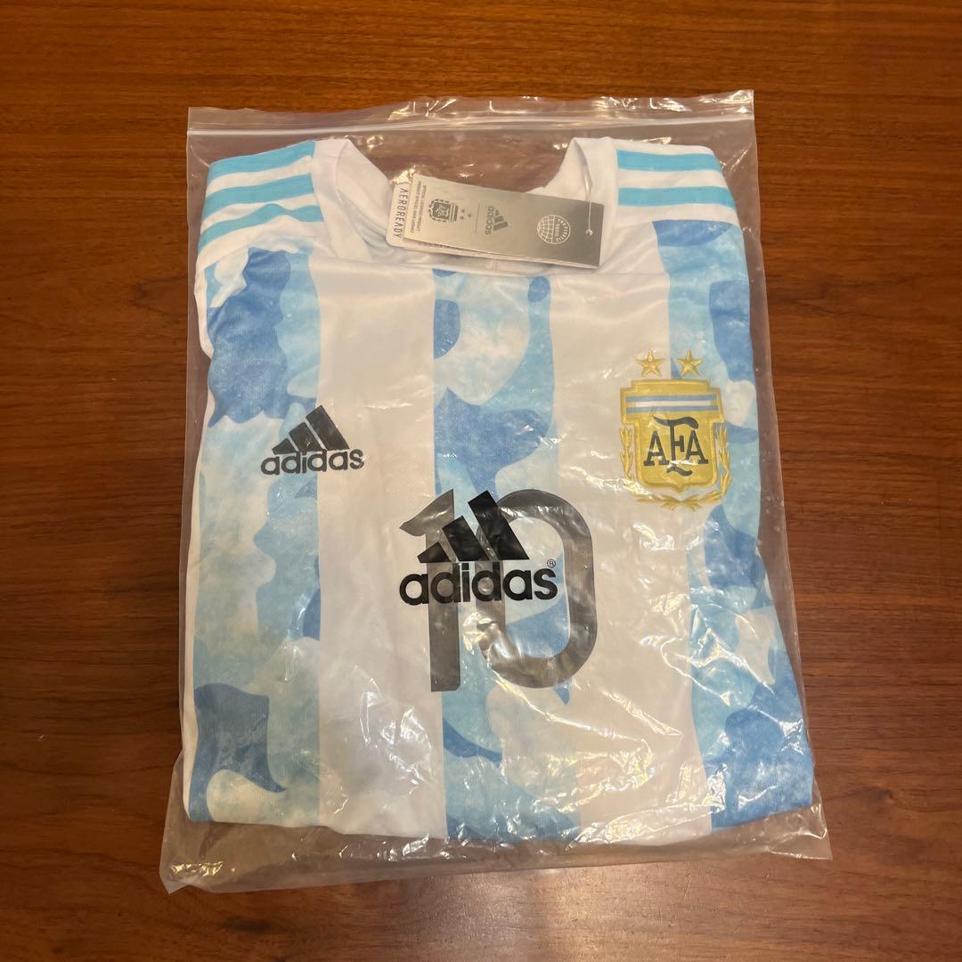 アルゼンチン代表ユニフォームadidas メッシ 10 L シャツ最終値下げ