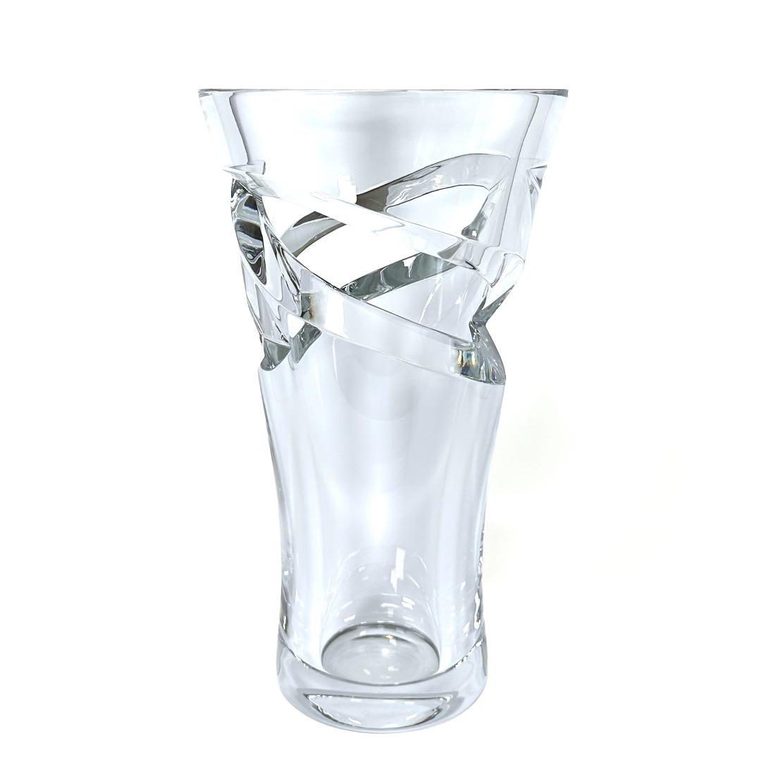 【超美品】Baccarat バカラトルネード フラワーベース L 花瓶