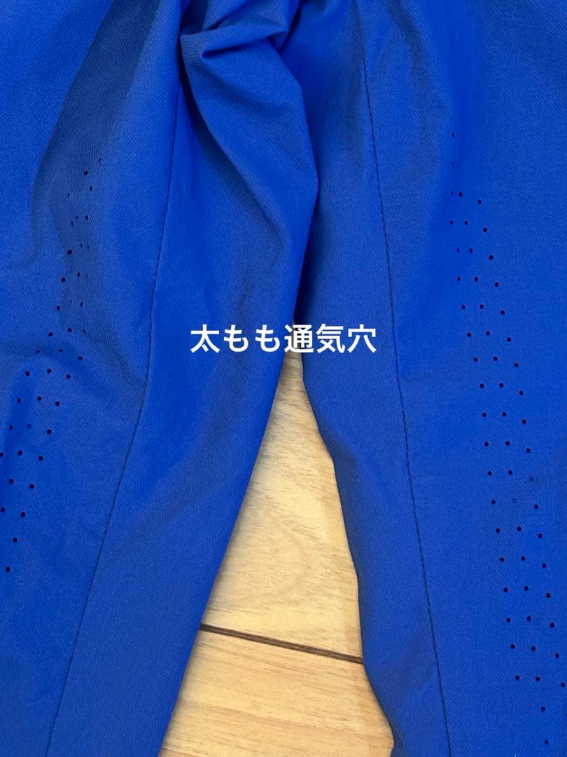 ワック　メンズ ゴルフロングパンツ　青