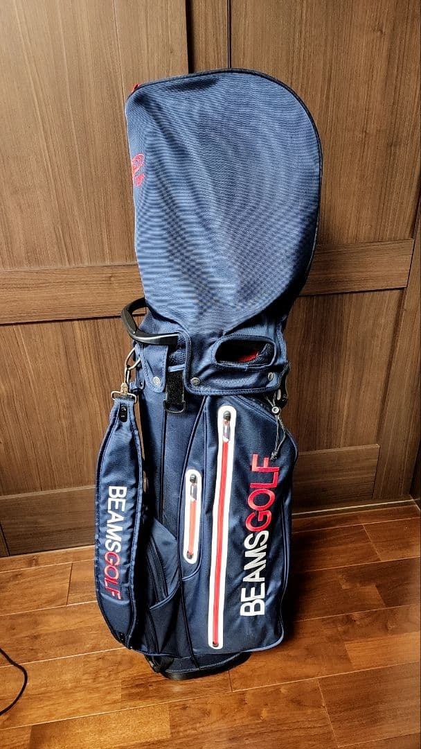 BEAMS GOLF キャディバッグ ネイビー