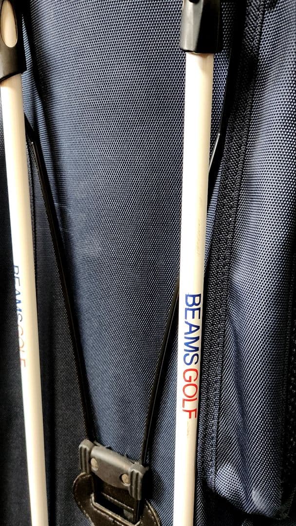 BEAMS GOLF キャディバッグ ネイビー