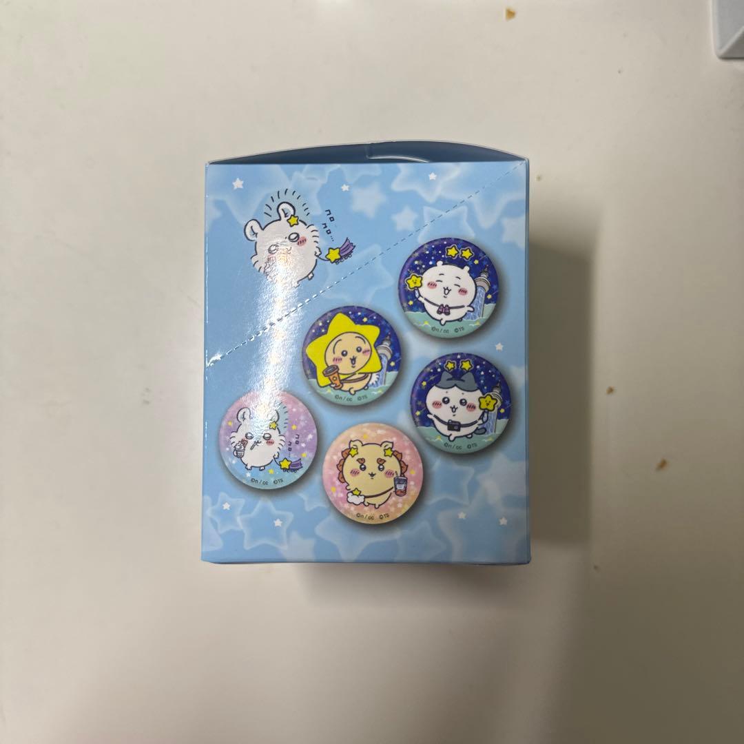 ちいかわ　星ふるスカイツリー　トレーディングホログラム缶バッチ　1BOX