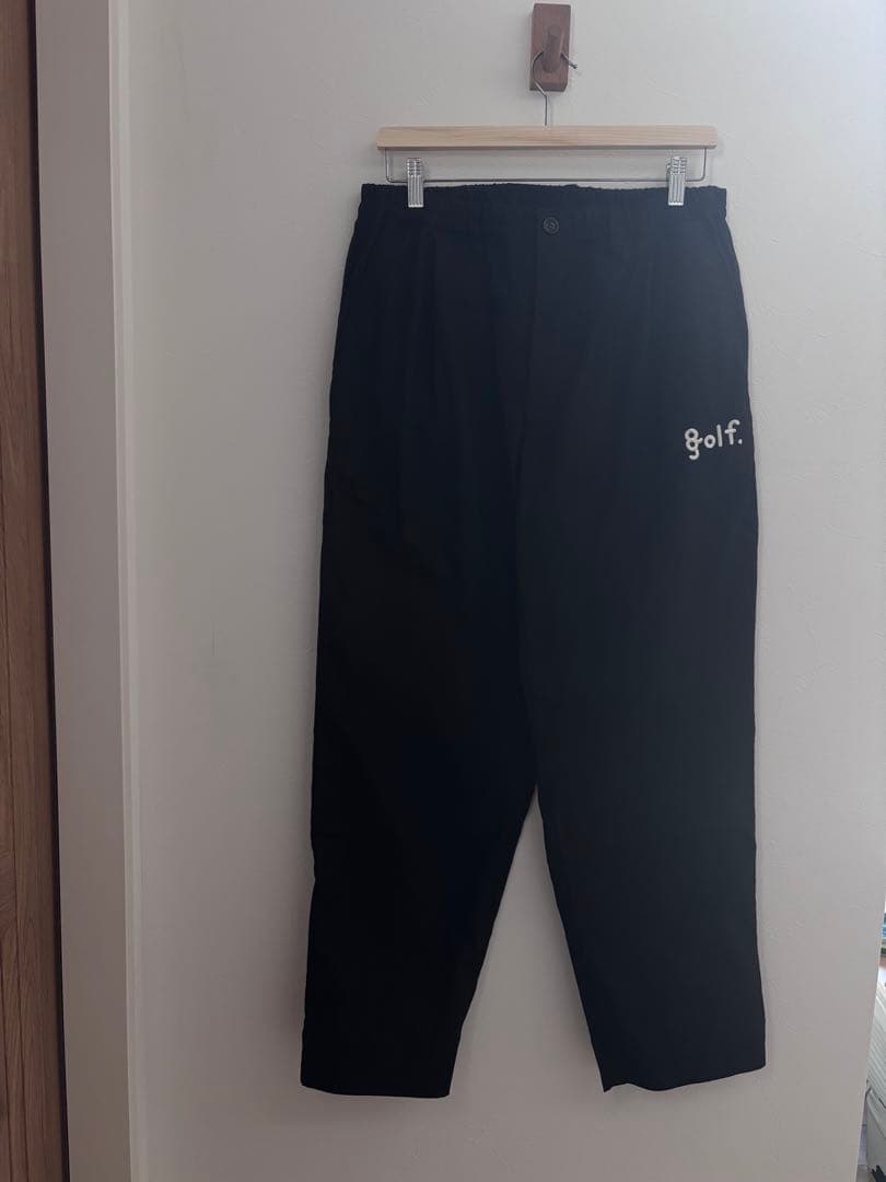8g shoot ワンタックストレッチパンツ　クロ　M