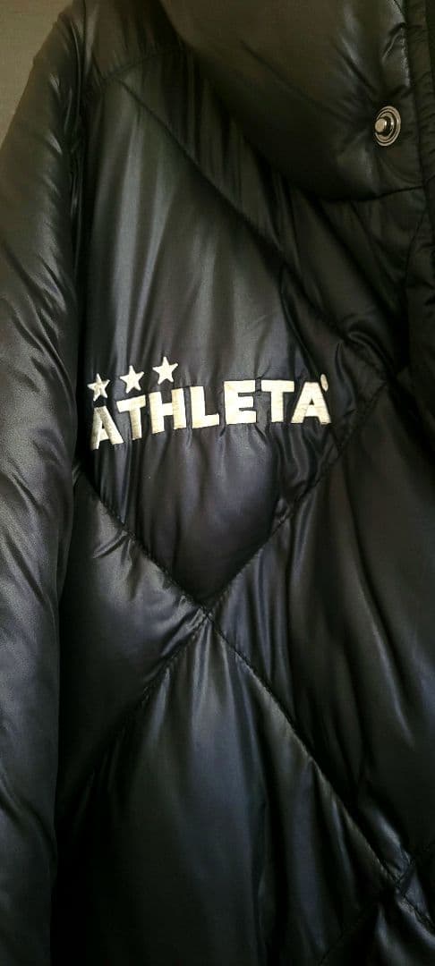 【ATHLETA】美品 ベンチコート　黒　Ｍサイズ