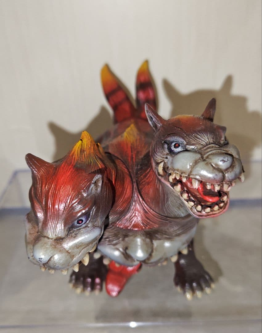 シカルナ工房 ケルベロス 塗装ヤバイ！ソフビ 怪獣 sofubi kaiju