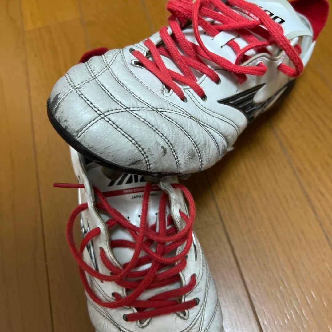 Mizuno Morelia Neo サッカーシューズ ホワイト/レッド