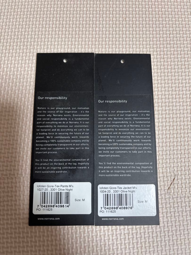 NORRONA lofoten Gore-Tex ウエアのセット(Mサイズ)