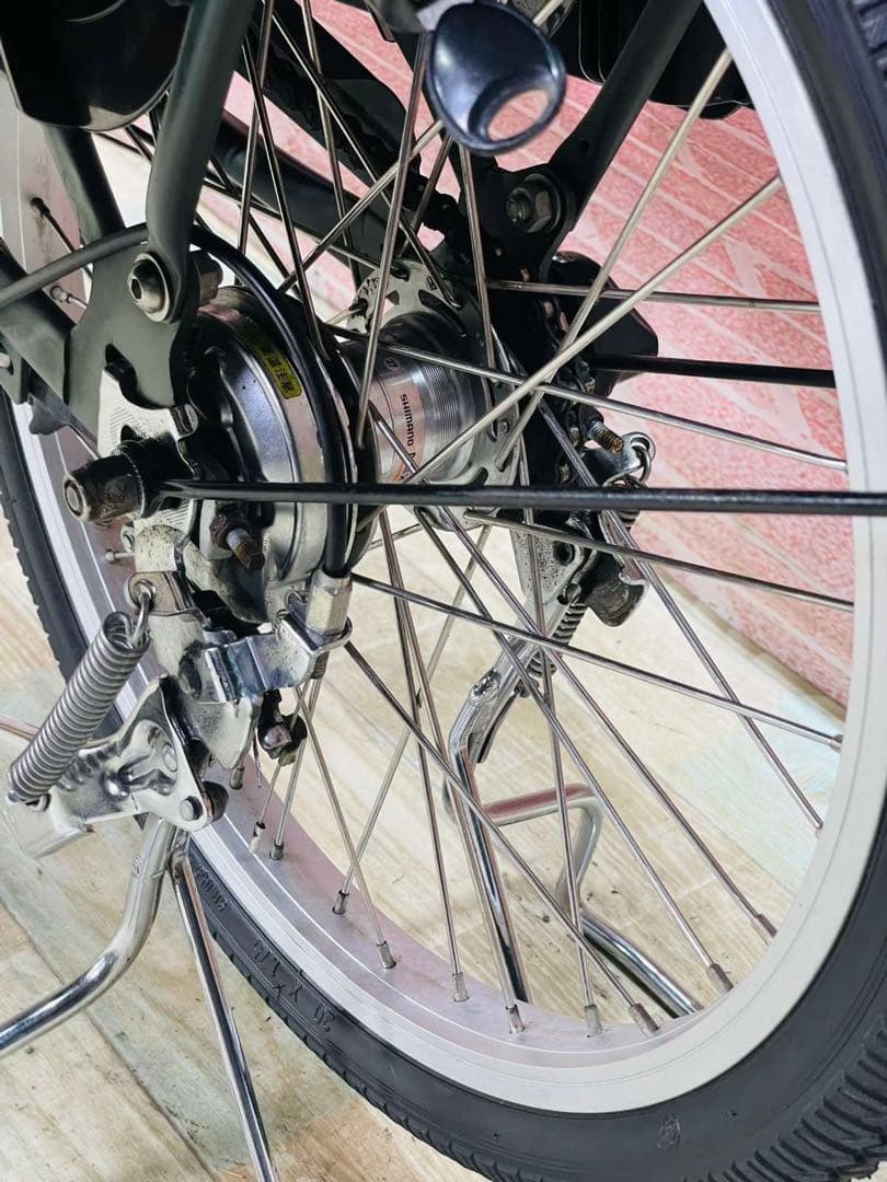 K1991 電動自転車パナソニック子供乗せ 20インチ 8Ah グリーン